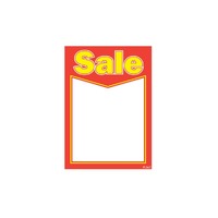 Laminated Price Ticket  A7 Size Sale Design - Pkt of 10