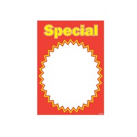 Laminated Price Ticket A6 Special Design - Pkt of 10