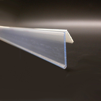 Front Mount Adhesive Data Strip Angled 1200 x 26MM - CLEAR