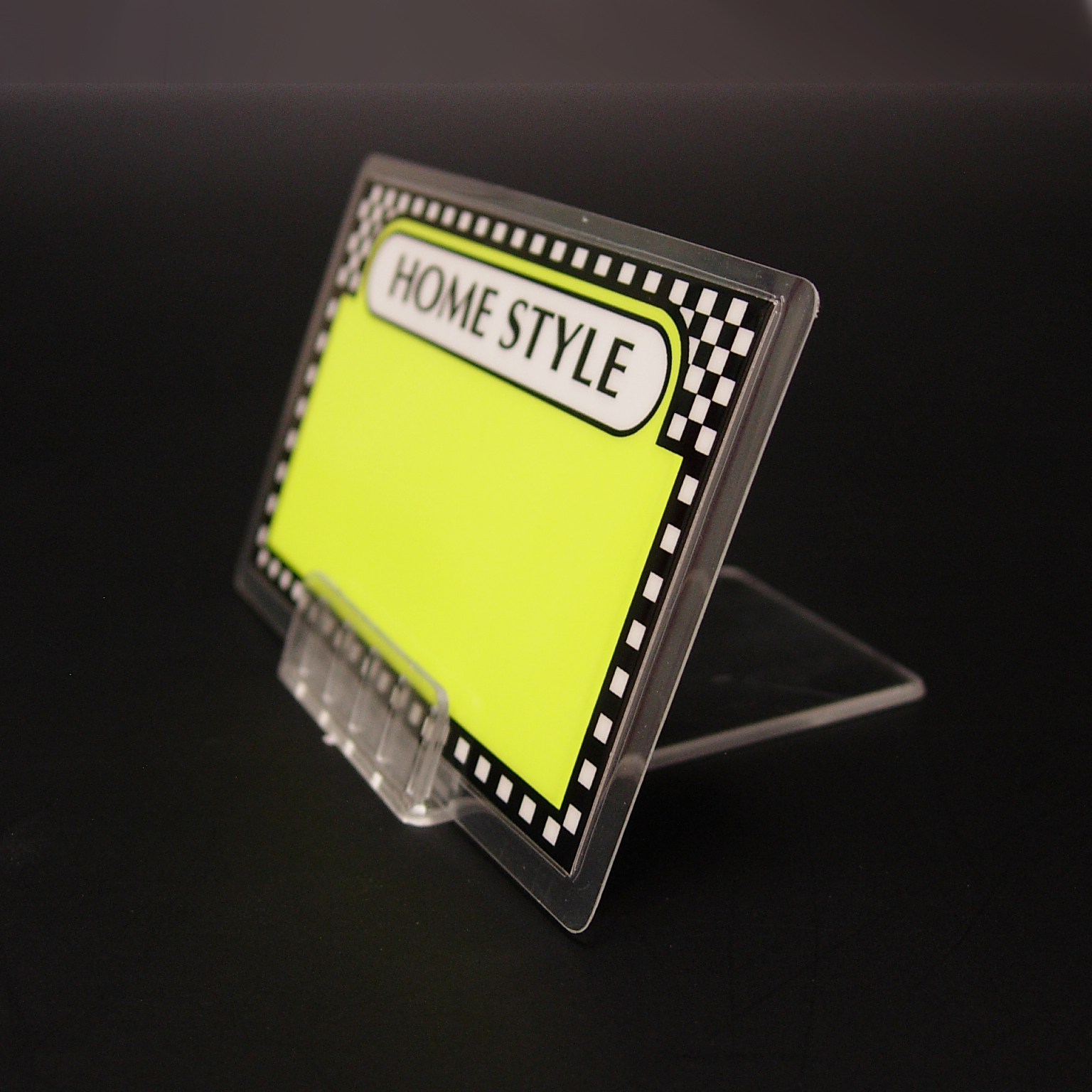 Small card and ticket holder plastic card holder price ticket holder