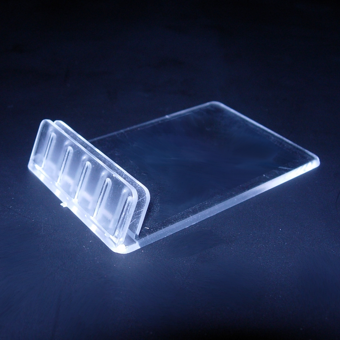 Small card and ticket holder plastic card holder price ticket holder