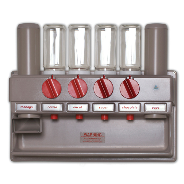 Coffee and sugar dispenser wall mount coffee dispenser sugar and