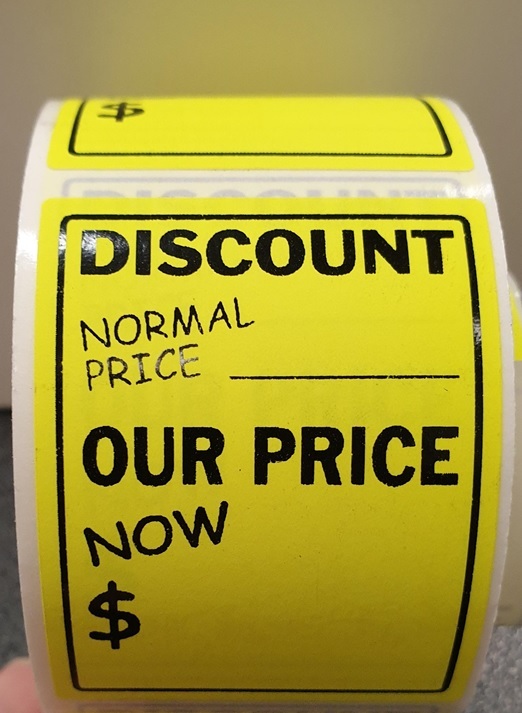 Discount Price Stickers