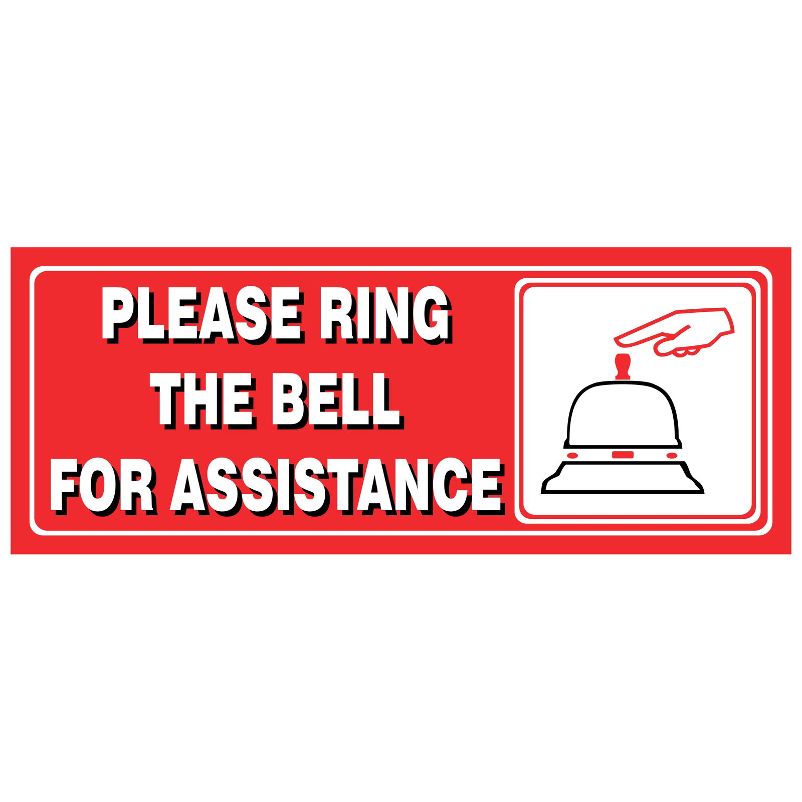 Please Ring The Bell Sign Stickers For Home Clinic Office Shops Self  Adhesive Commercial Signage : Amazon.in: Office Products