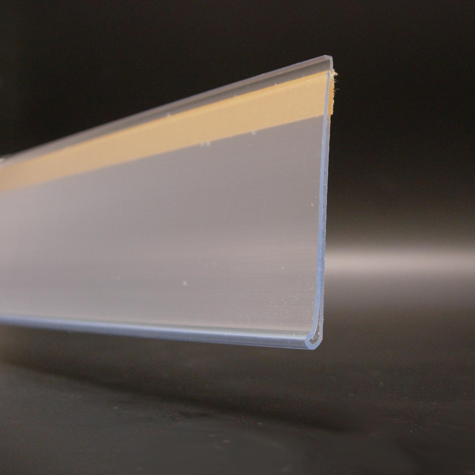 Clear self adhesive datastrip shelf edge pricing 52mm data strip