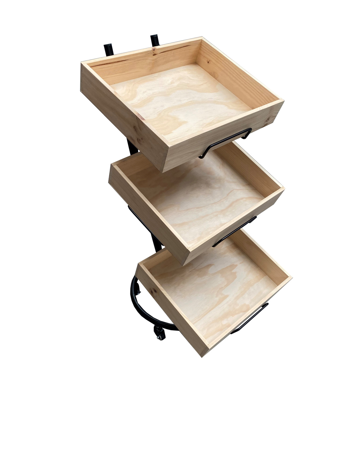 Premium Wooden Crate Stand