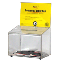 Competition Box Clear Acrylic -- 220 x 180 x 150MM