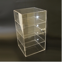 Acrylic Display Cabinet -- 470MM (H) x 260MM (W) x 250MM (D)