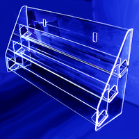 Tiered Acrylic Card Rack --  445 x 310 x 145MM