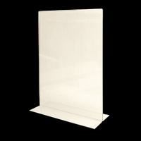 Budget Priced Acrylic Menu Holder A3 Portrait -- DOUBLE SIDED
