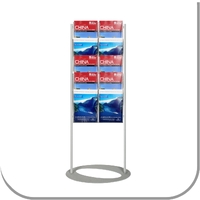 Lobby System Brochure Holder Stand (Holders Not Included)