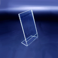 2mm Acrylic Menu Holder A6 Portrait -- Single Sided*