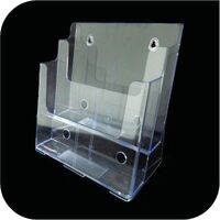 Multipocket Tiered Brochure Holder 2 Tier A4 Size