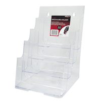 Multipocket Tiered Brochure Holder 4 Tier -- A5 Size