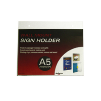 Acrylic Wall Mounted Sign Holder A5 Landscape