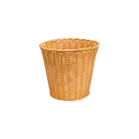 Round Polywicker Basket Baguette Style -- 400mm dia x 340mm