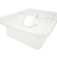 Bulk Food Tub Clear Lid Scoop Fitted on Lid