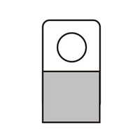 Adhesive Hang Tab With Large Hole And Flexible Adhesive Area - Pkt of 1000