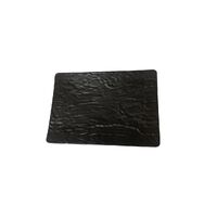 Melamine Rectangular Platter Black 250 x 170 x 33