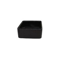 Melamine Deli Dish Rectangular -- BLACK MOTTLED