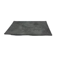 Melamine Rectangular Platter --  PEWTER LOOK