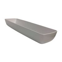 Melamine Rectangular Bowl -- WHITE