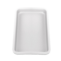 Plastic Tray 12 x 8 x 1  (300 x 200 x 25MM) WHITE