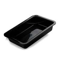 Plastic Tray 12 x 8 x 2  (300 x 200 x 50MM) BLACK