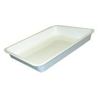 Plastic tray 16 x 12 x 2  (400 x 300 x 50mm) WHITE