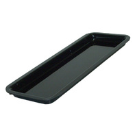 Plastic Tray 16 x 6 x 1 (400 x 150 x 25mm) BLACK