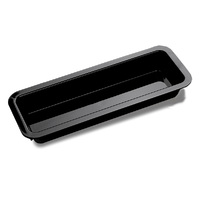 Plastic tray 16 x 6 x 2 (400 x 150 x 50mm) BLACK