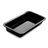 Plastic Tray 16 x 8 x 2 (400 x 200 x 50mm) BLACK