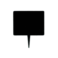 Small Food Ticket with Spike 50 x 65MM - BLACK - PKT OF 10