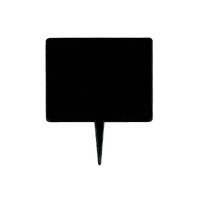 Small Food Ticket With Spike 50 x 65mm - Black - Pkt of 10