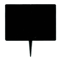 Large Food Ticket with Spike 65 x 88MM - BLACK - PKT OF 10