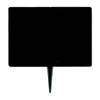 Large Food Ticket With Spike 65 x 88mm - Black - Pkt of 10