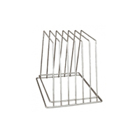 Cutting Board Rack --  6 Slot Chrome