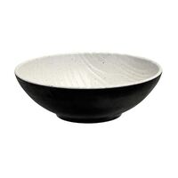 Black and Stone Look Melamine Bowl -- 2.5L 