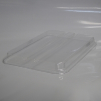 Melamine Deli Bowl Rectangular Clear Lid 