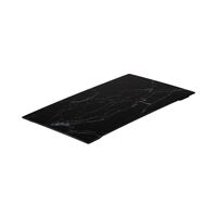 Melamine Platter Marble 530 x 325mm Black Marble