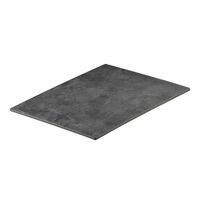 Flat Rectangular Platter 325 x 265mm DARK CONCRETE