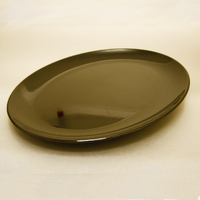 Melamine Oval Platter 390 x 490MM -- BLACK
