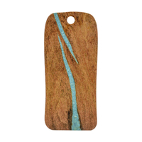 Rectangular Board 511x228mm CHERRY TURQUOIS*