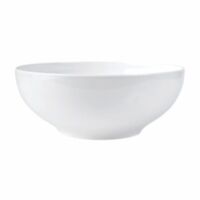 Melamine Round Bowl -- WHITE
