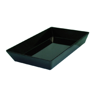 Melamine Rectangular Bowl 300 x 450 x 70mm -- BLACK