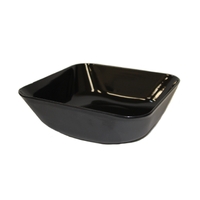 Melamine Deli Bowl Square -- BLACK