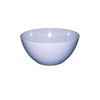 Melamine Round Bowl -- WHITE*