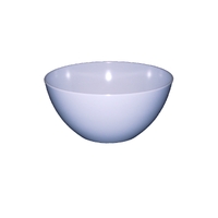 Melamine Round Bowl -- WHITE*