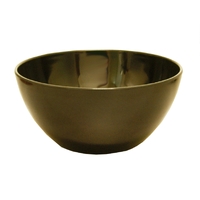 Melamine Round Bowl -- BLACK