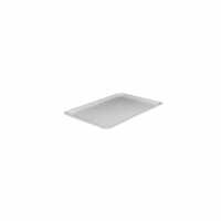 White Wide Rim Rectangular Platter --  325 x 265MM